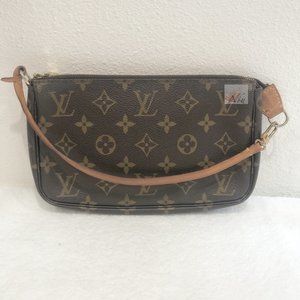 VUITTON Monogram Pochette Accessories